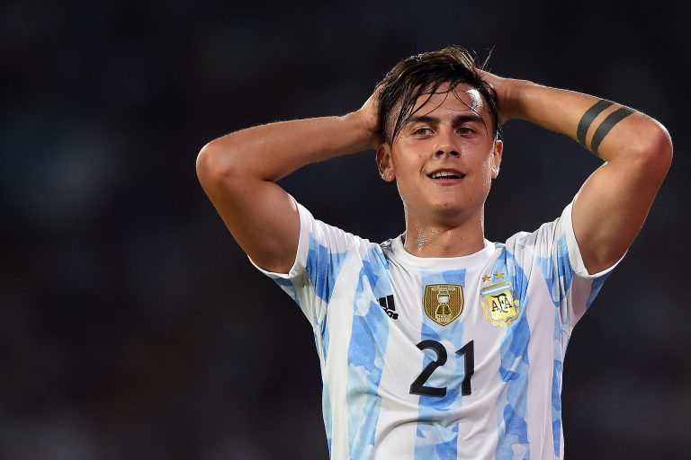 Paulo Dybala is out of contract this summer. (Photo by Marcelo Endelli/Getty Images)