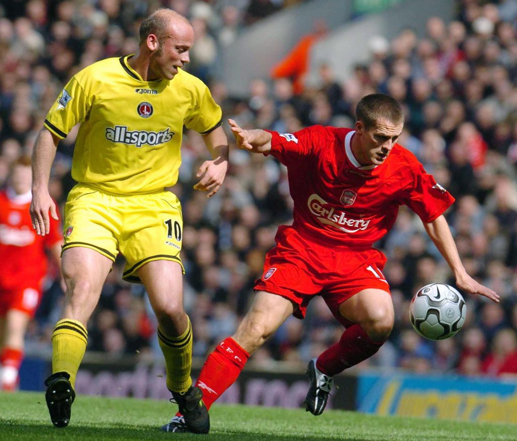 LIVERPOOL, UNITED KINGDOM:  Michael Owen has played for Manchester United, Liverpool, Real Madrid, Newcastle United and Stoke City  (Photo credit should read PAUL BARKER/AFP via Getty Images)