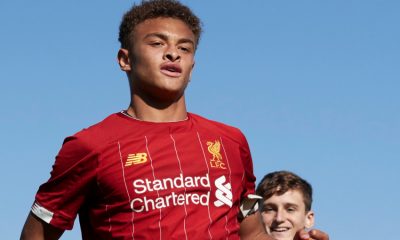 Fidel O'Rourke signs new contract with Liverpool. (Credit: Liverpool official website)
