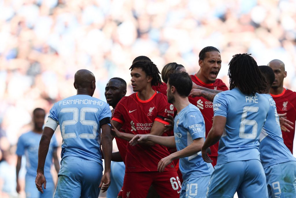 Liverpool beat Manchester City in the 2022 FA Cup semi-final. (Photo by ADRIAN DENNIS/AFP via Getty Images)