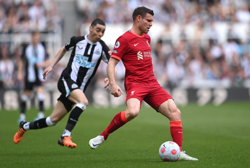 James Milner could get a new contract at Liverpool. (Photo by Stu Forster/Getty Images)