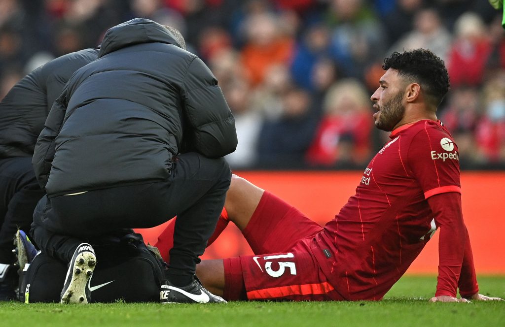 Liverpool's English midfielder Alex Oxlade-Chamberlain has had a tough time with injuries.