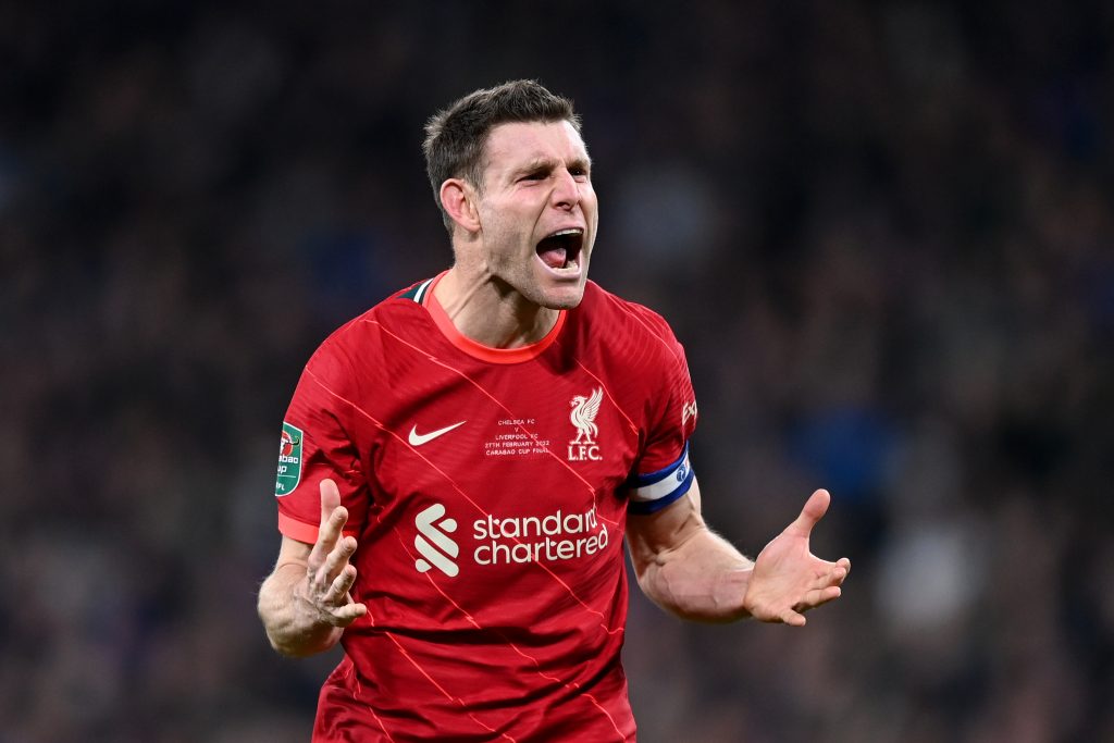 James Milner left absolutely fuming at Liverpool star Alex-Oxlade Chamberlain.