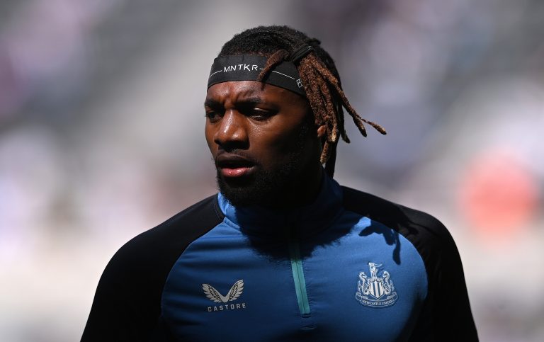 Allan Saint-Maximin in action for Newcastle United. (Photo by Stu Forster/Getty Images)