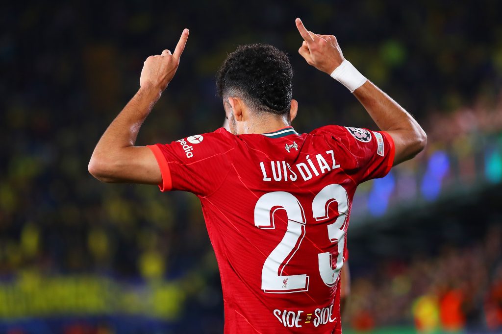 Liverpool winger Luis Diaz out until March after knee surgery. 