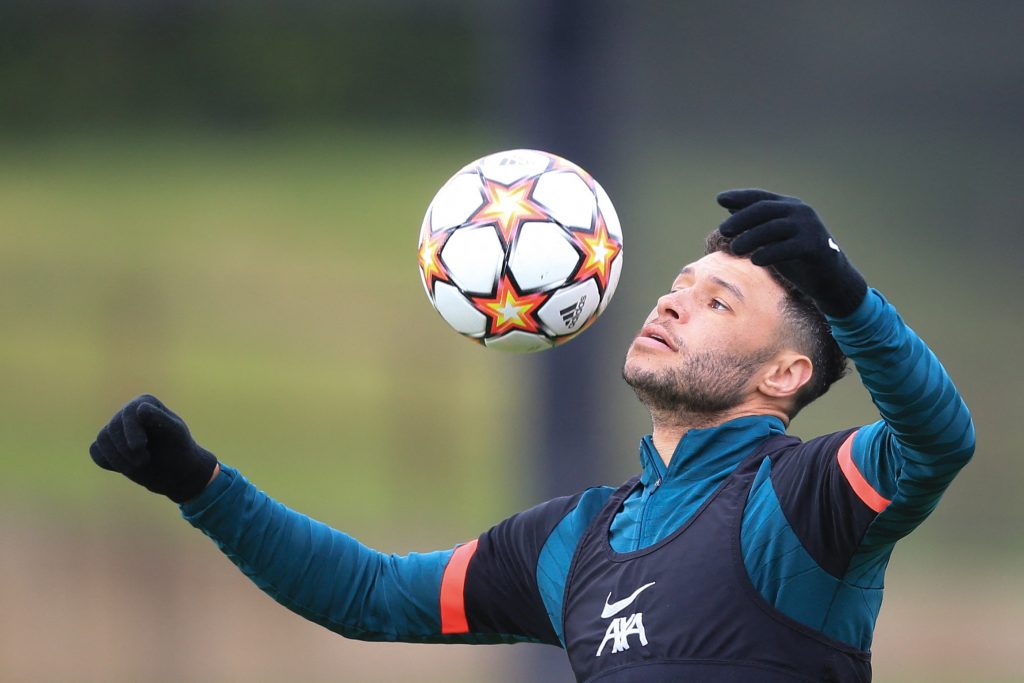 Three Premier League clubs interested in Liverpool midfielder Alex Oxlade-Chamberlain.  (Photo by LINDSEY PARNABY/AFP via Getty Images)