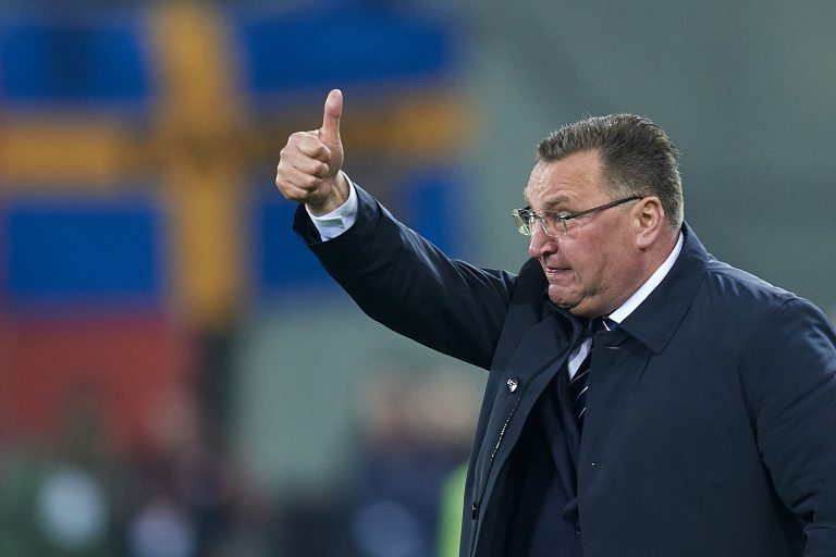 Czeslaw Michniewicz is the manager of Poland. (Photo by Adam Nurkiewicz/Getty Images)