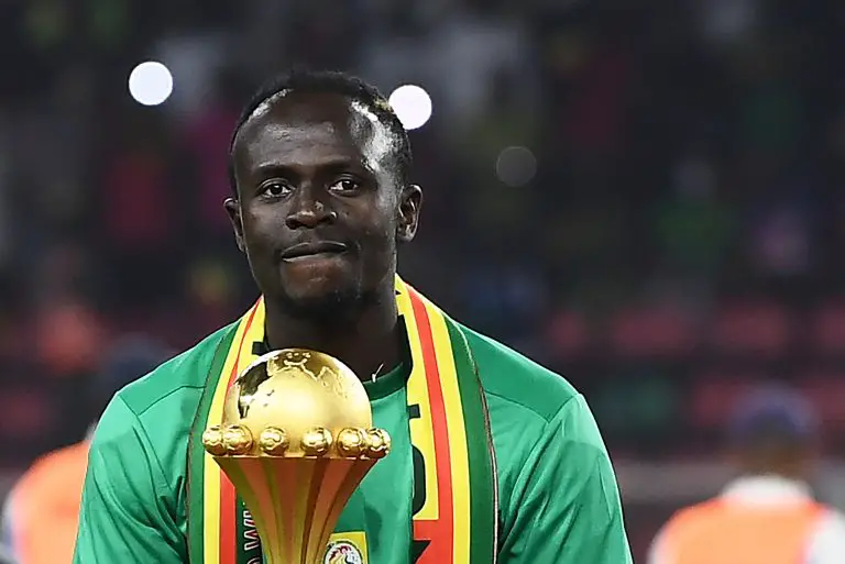 Sadio Mane is an AFCON champion with Senegal.