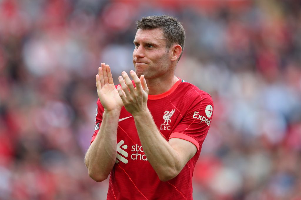 Liverpool vice-captain James Milner will be out of action for a while due to a hamstring injury.
