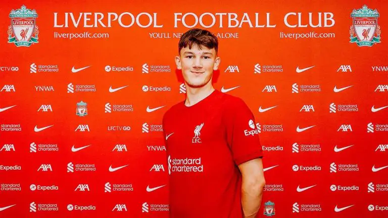 Liverpool right-back Calvin Ramsay talks about making his Premier League debut shortly.