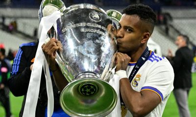 Rodrygo won the UEFA Champions League with Real Madrid against Liverpool in Paris.