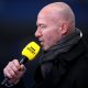 Alan Shearer during the Emirates FA Cup Quarter Final match between Leicester City and Manchester United.