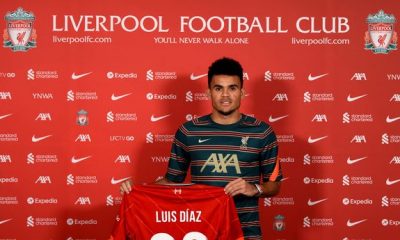 Fabrizio Romano claims that Liverpool fought off Barcelona, West Ham and Tottenham to land Luis Diaz.