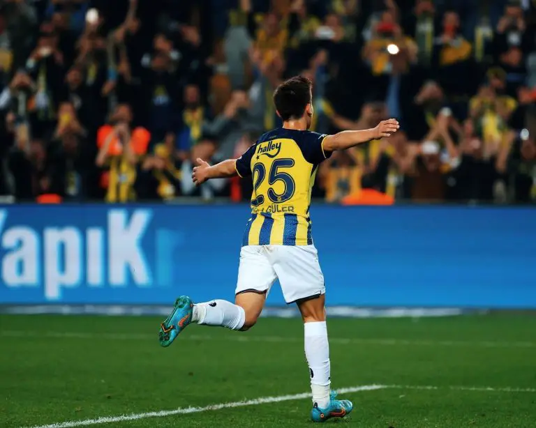 Arda Guler in action for Fenerbahce. (image: Arda Guler Twitter account)