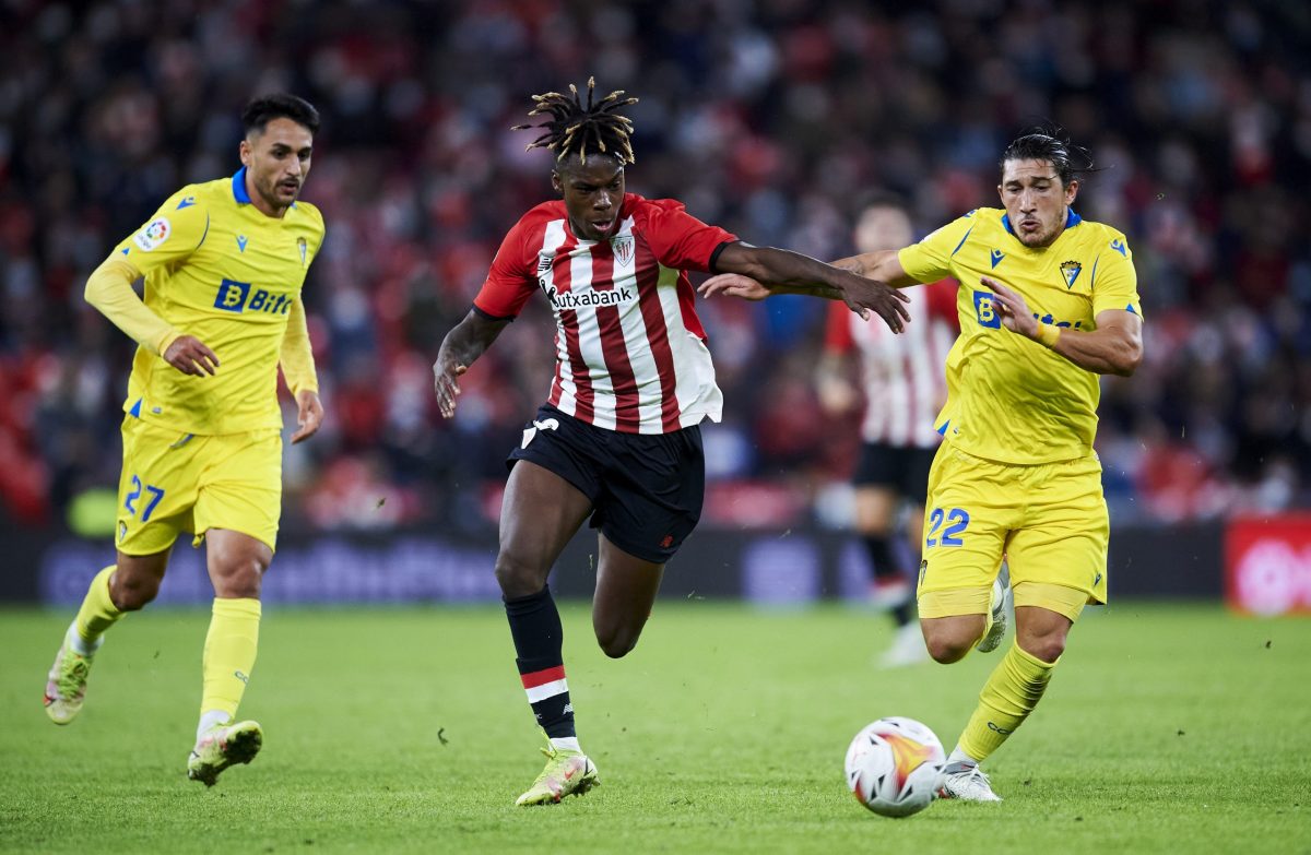 Liverpool tracking the progress of Athletic Bilbao winger, Nico Williams (Photo by Juan Manuel Serrano Arce/Getty Images)