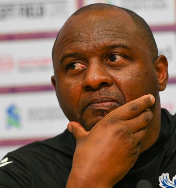 Patrick Vieira is the Crystal Palace manager.