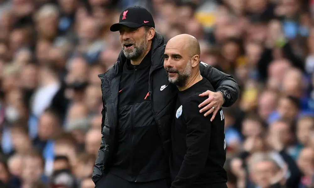 The unlikely scenario where Jurgen Klopp and Pep Guardiola collide one last time in the English Premier League .