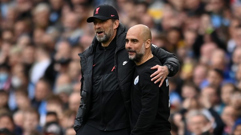 The unlikely scenario where Jurgen Klopp and Pep Guardiola collide one last time in the English Premier League .