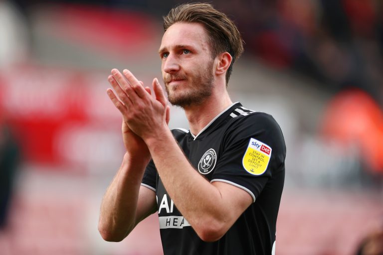 Ben Davies during his time out on loan at Sheffield United.