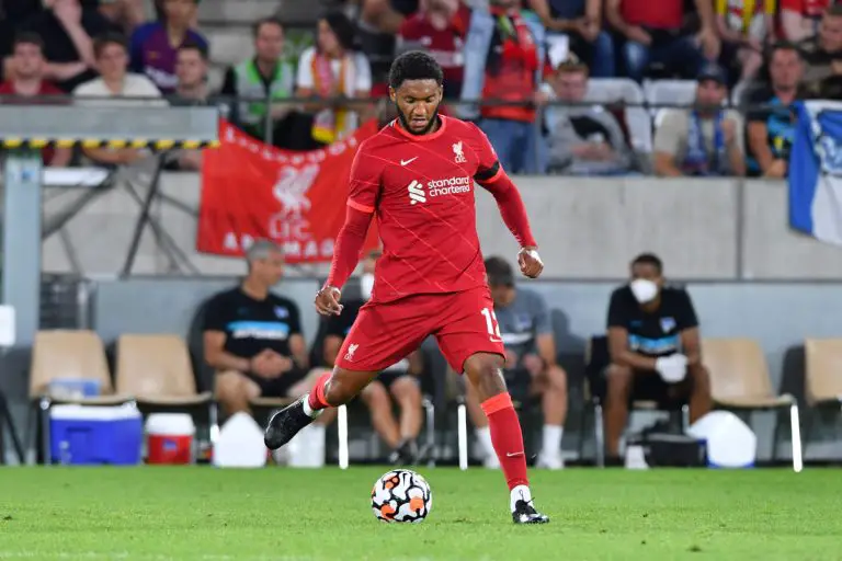 Joe Gomez talks about the Liverpool star he enjoys the most training with.