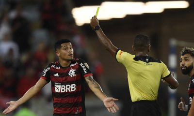 Joao Gomes of Flamengo has been linked with a move to Liverpool. (Photo by MAURO PIMENTEL/AFP via Getty Images)