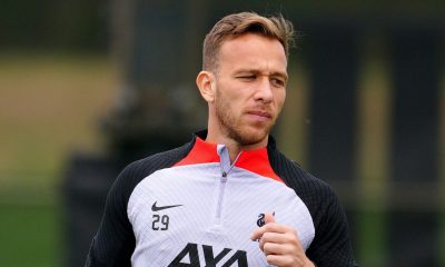 Liverpool staff excited about Arthur Melo progress in training.
