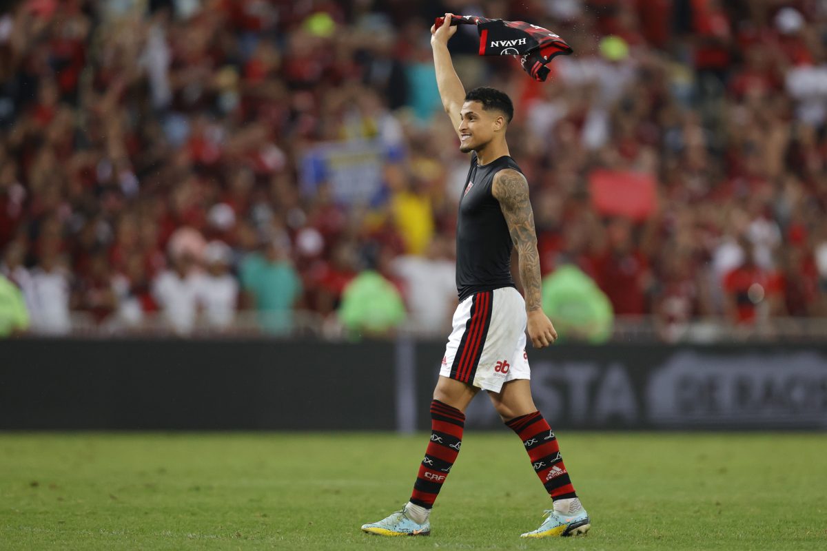 Transfer News: Marcos Braz has shut down rumours about Liverpool linked Joao Gomes. (Photo by Buda Mendes/Getty Images)