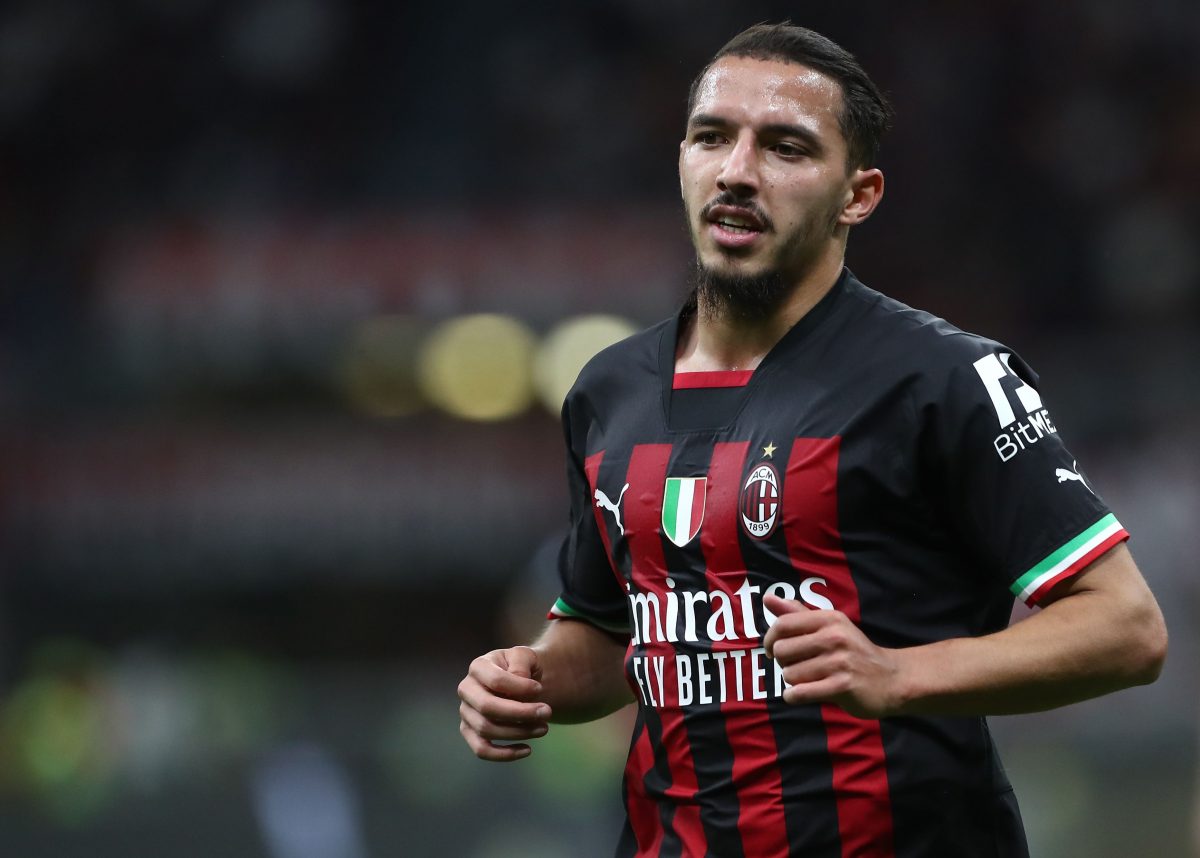 Transfer News: Liverpool are interested in AC Milan midfielder Ismael Bennacer. (Photo by Marco Luzzani/Getty Images)