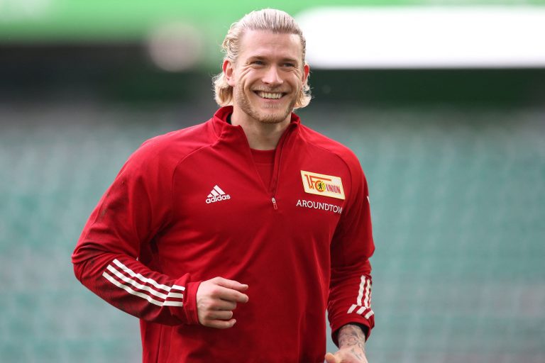 Loris Karius during his time at Union Berlin. (Photo by CATHRIN MUELLER/POOL/AFP via Getty Images)