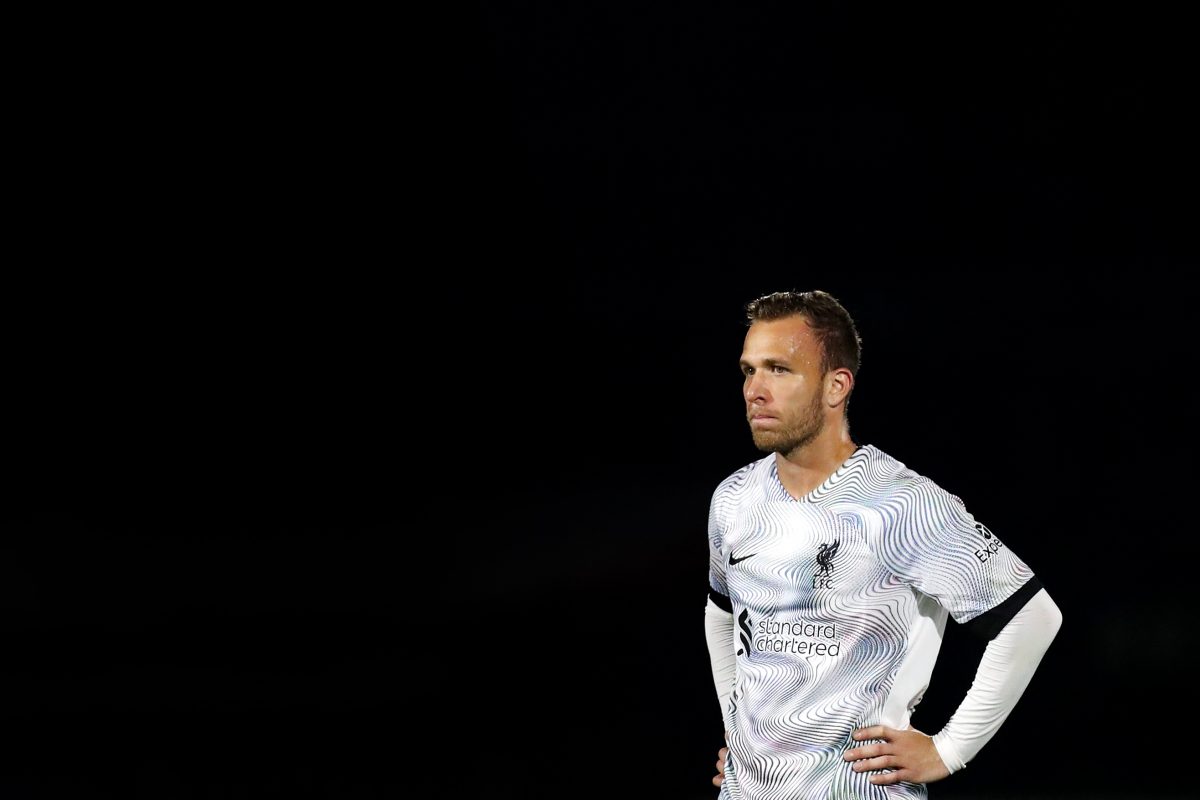 Arthur Melo played some minutes for Liverpool U21 against Rochdale to regain fitness earlier this season.