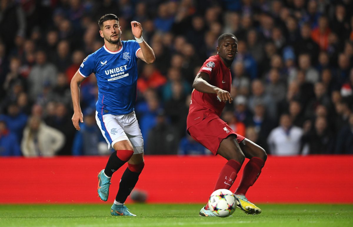 Ibrahima Konate made his first Liverpool start in PL or UCL this season against Rangers in a 7-1 win at Ibrox. 
