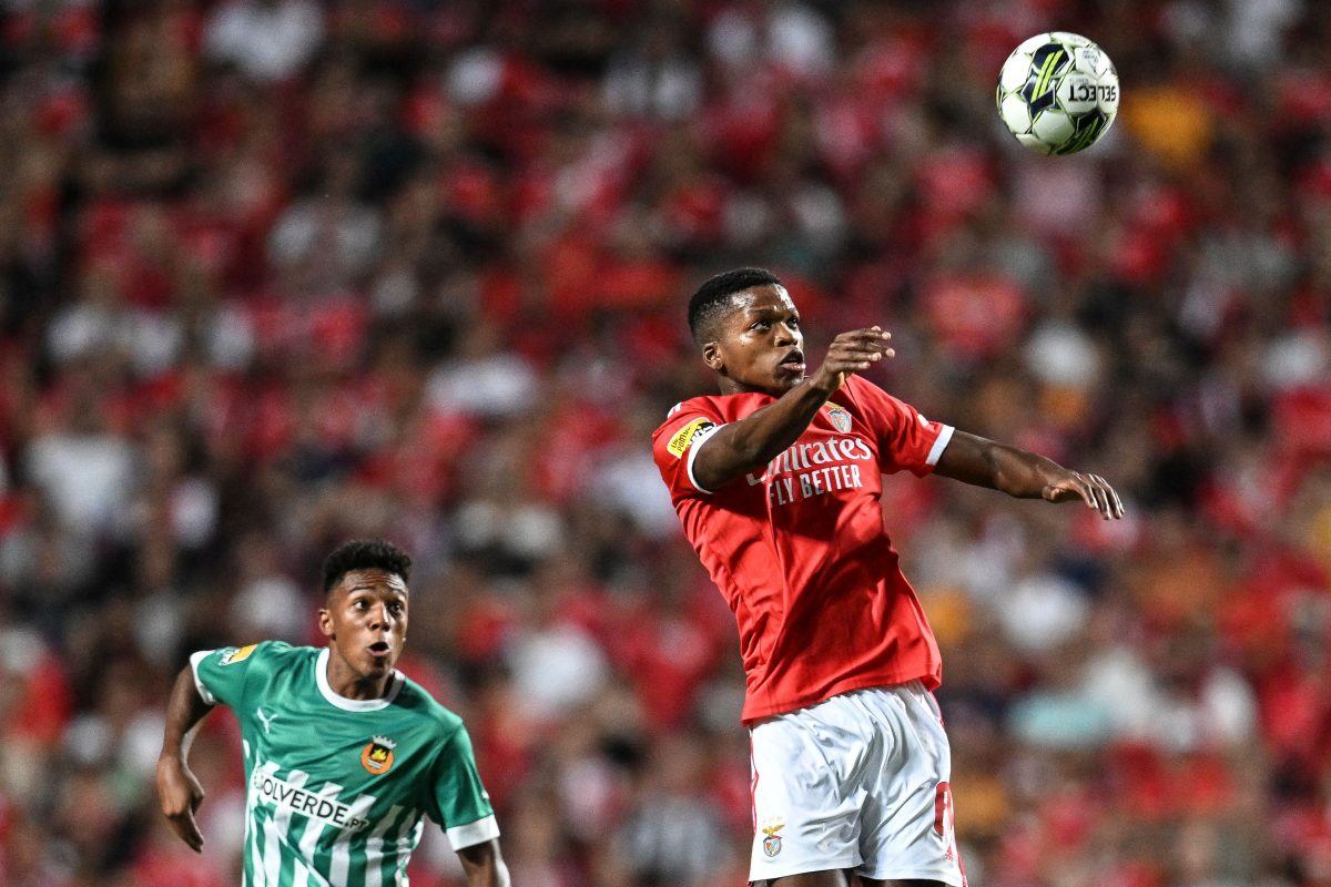 Benfica's Portuguese midfielder Florentino Luis is a Liverpool transfer target.