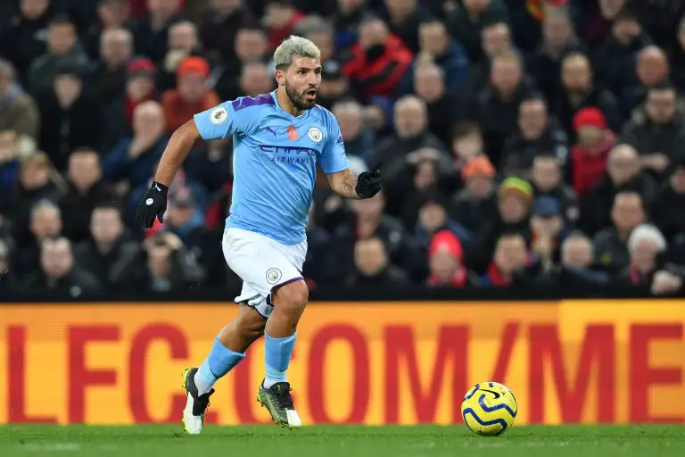 Manchester City legend Sergio Aguero was a Liverpool fan growing up.