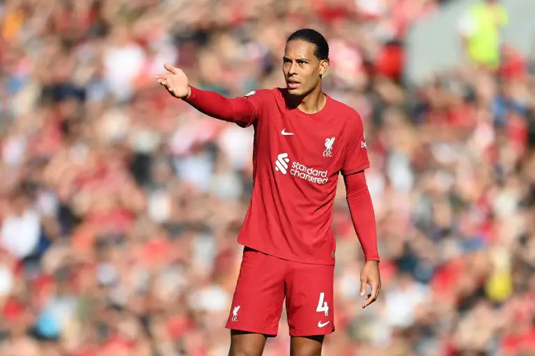 Liverpool manager Jurgen Klopp appears to point his finger at Virgil van Dijk following Nottingham Forest loss.