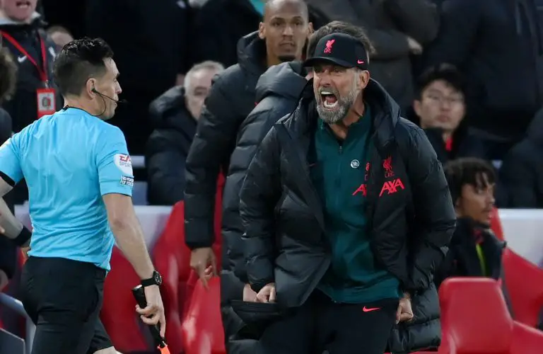 FA fine Liverpool manager Jurgen Klopp £30,000 for Manchester City red card; no touchline ban.