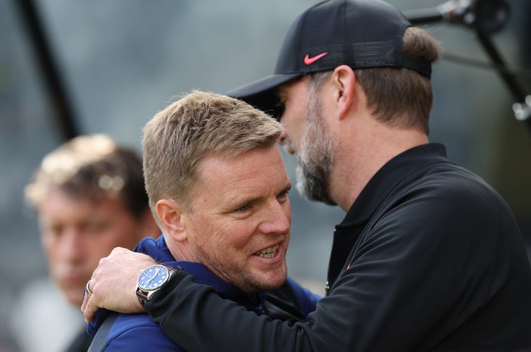 Eddie Howe and Jurgen Klopp.