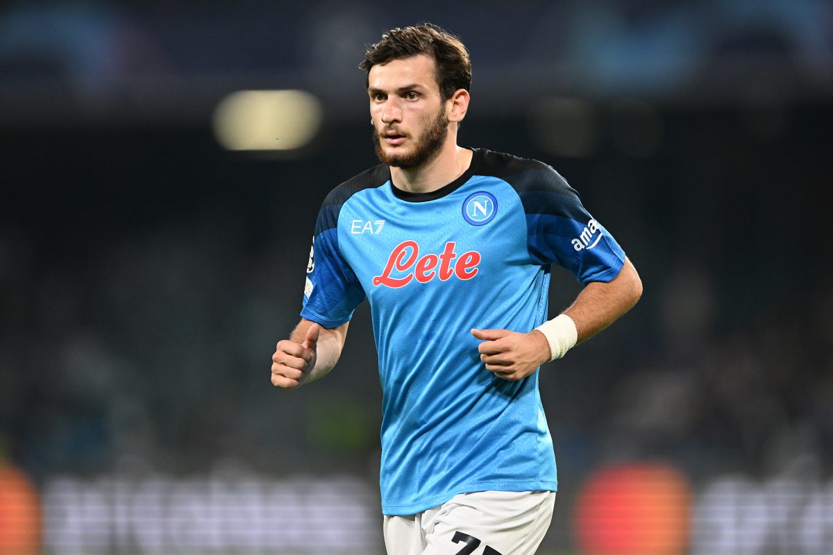 Napoli are looking to tie down Khvicha Kvaratskhelia to a new contract amid Liverpool interest.