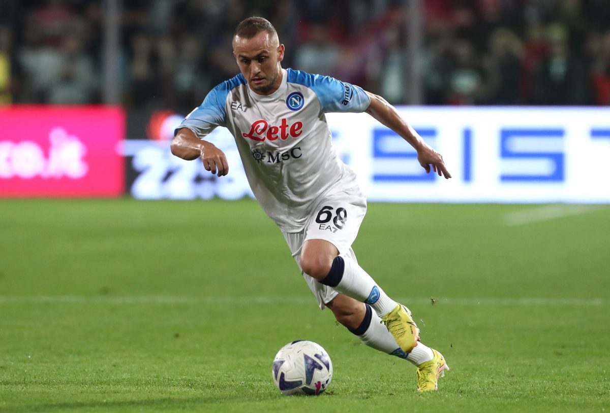 Transfer News: Liverpool to join the race for Napoli midfielder Stanislav Lobotka. (Photo by Marco Luzzani/Getty Images)