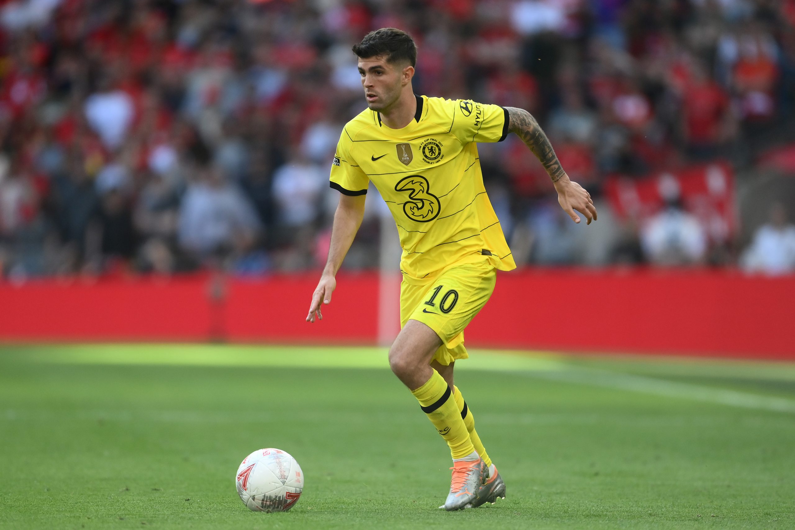 Christian Pulisic of Chelsea in action.