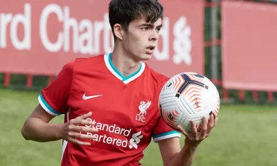 Dominic Corness has signed a new contract with Liverpool.