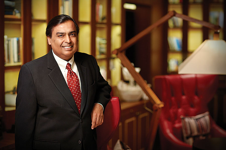 Indian billionaire Mukesh Ambani.