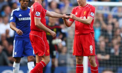 Jordan Henderson photo removed from Liverpool training ground.