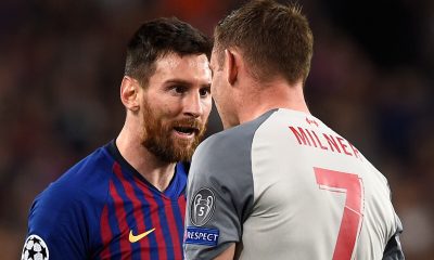 Liverpool vice-captain James Milner talks about going up against Lionel Messi at Camp Nou in 2019.