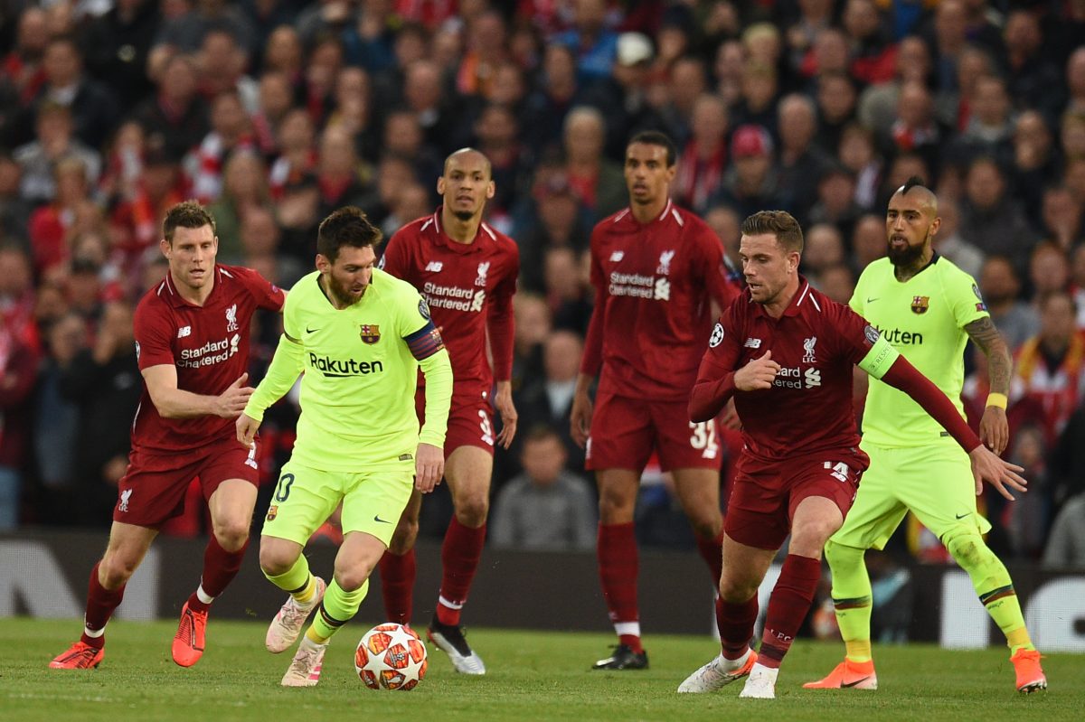 Liverpool vice-captain James Milner talks about going up against Lionel Messi at Camp Nou in 2019. 
