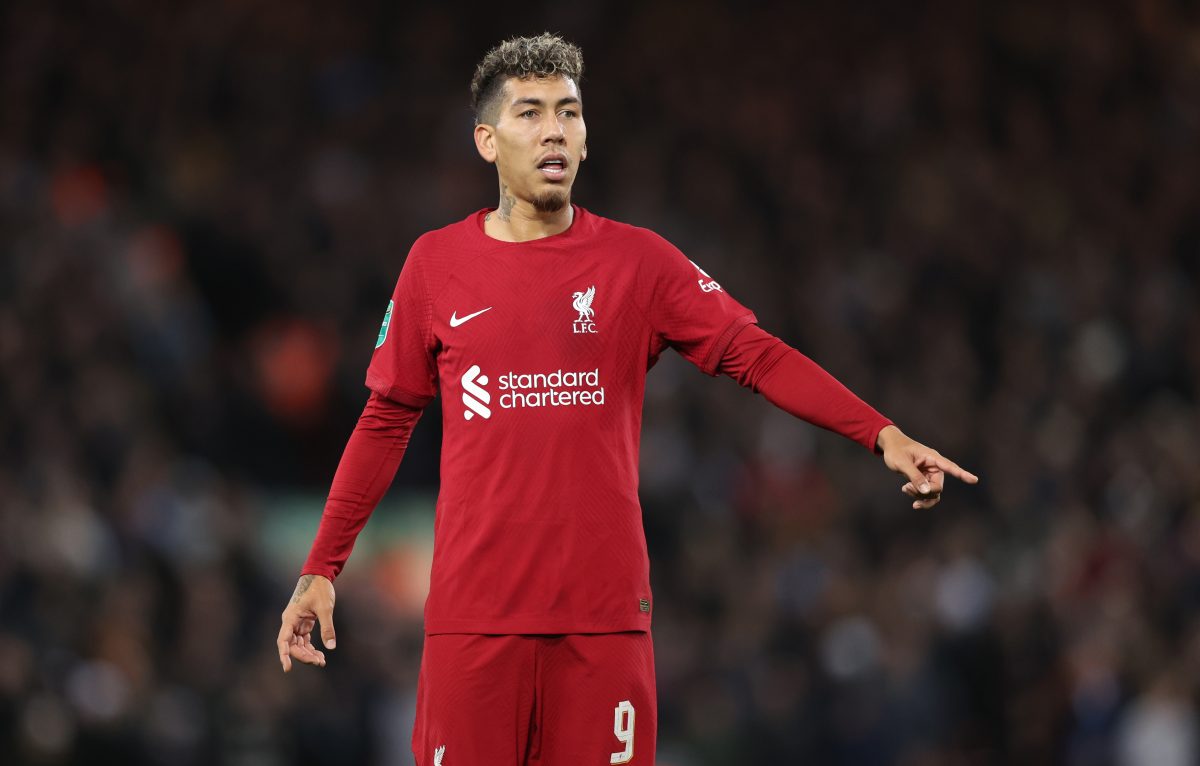Liverpool considering contract options for Roberto Firmino. (Photo by Nathan Stirk/Getty Images)