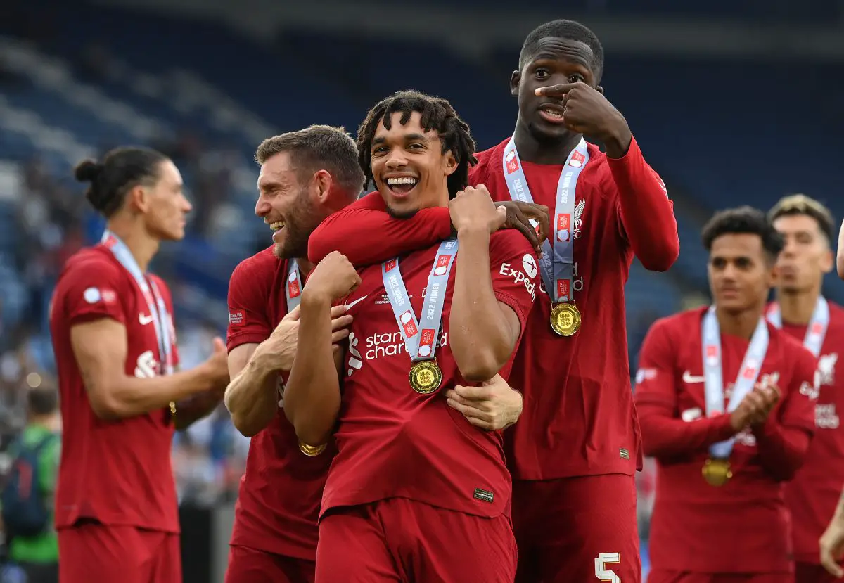 Trent Alexander-Arnold and Ibrahima Konate send a text to each other ahead of France vs England.