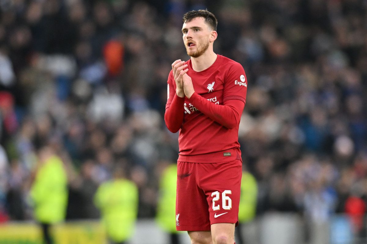 Liverpool left-back Andy Robertson wants to end this season on a high. 