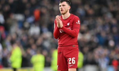 Liverpool star Andy Robertson talks about 'frustrating' 1-0 loss to Crystal Palace.