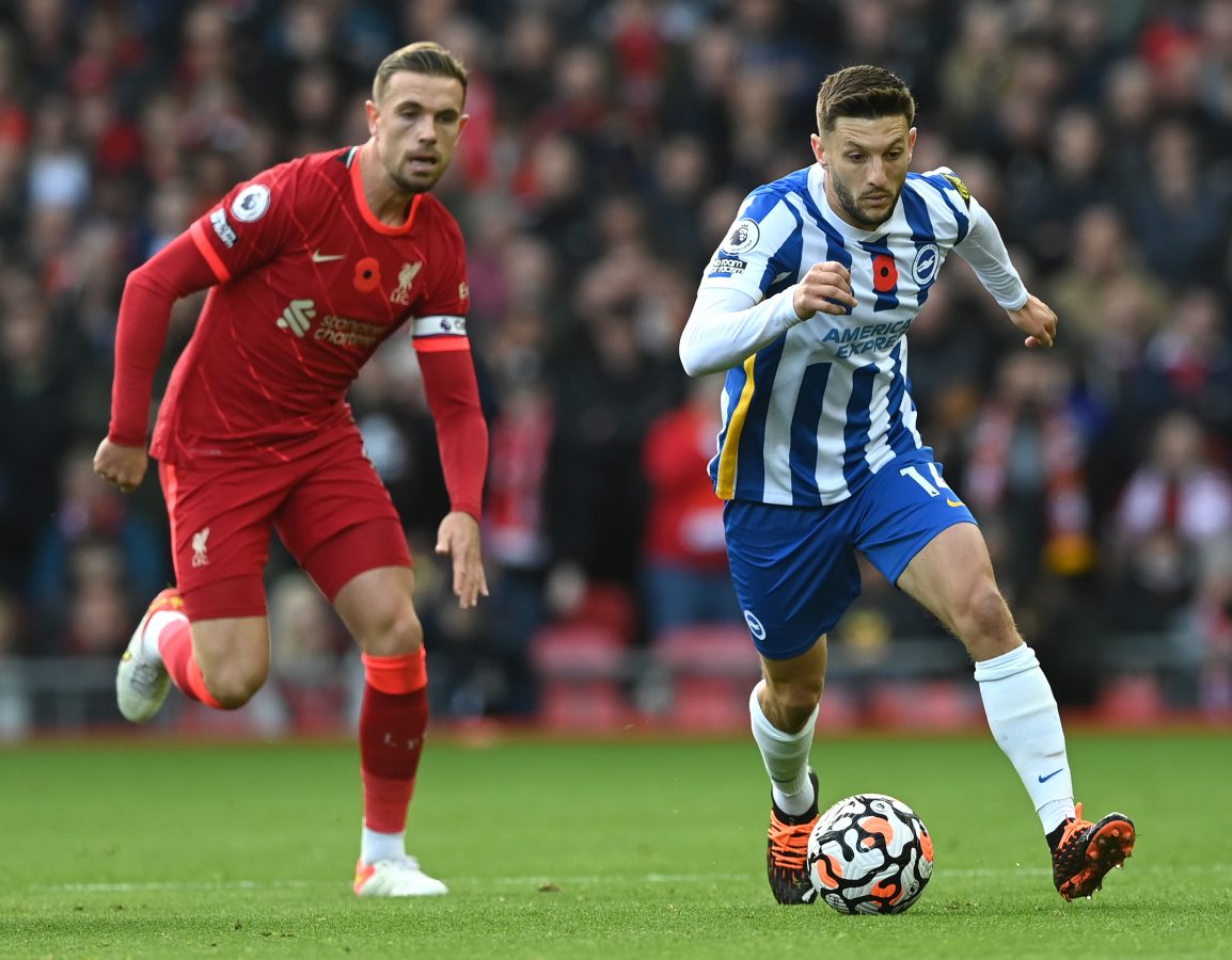 Former Liverpool star Adam Lallana talks about facing the Reds for Brighton. 