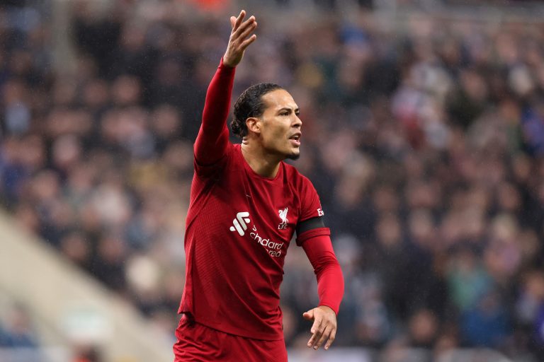 Liverpool skipper Virgil van Dijk talks about the title race and being calm